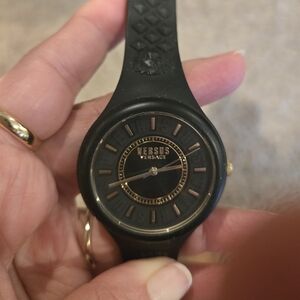 Versus Versace Black and Gold Smartwatch